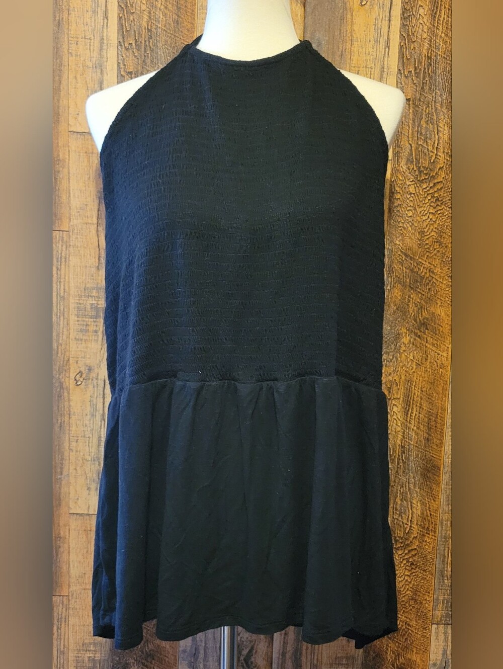 Maurices Black Halter Tank Top